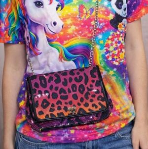 Betsey Johnson Ombre Rainbow Leopard Crossbody
